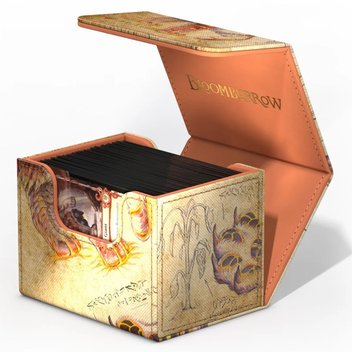 Ultimate Guard Sidewinder 100  Xenoskin Deck Box - MTG Bloomburrow - Sunspine Lynx