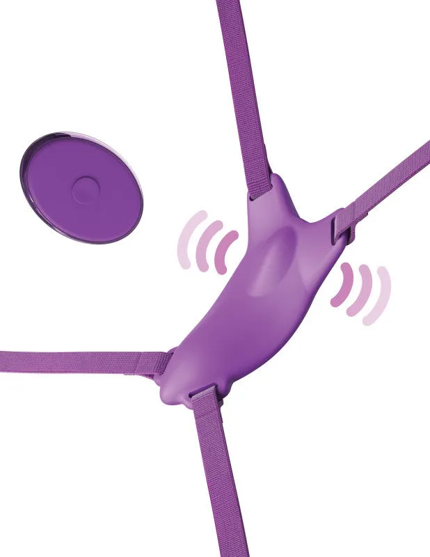 Ultimate Remote Butterfly Strap-on - Purple