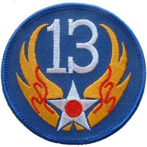 US Military USAF 13th Air Division Patch