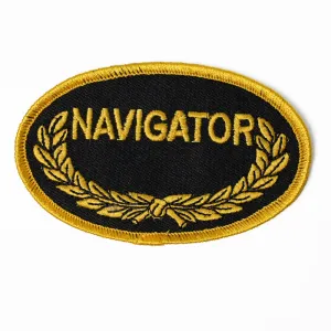 US Military USN Oval Navigator Iron On Patch