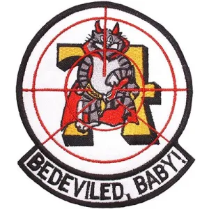 US Military USN Tomcat Bedeviled Baby Patch