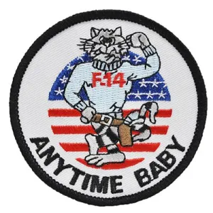 US Military USN Tomcat F-14 Anytime Baby Patch