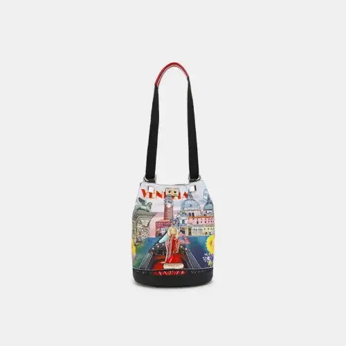 USA Floral Venice Nylon Backpack