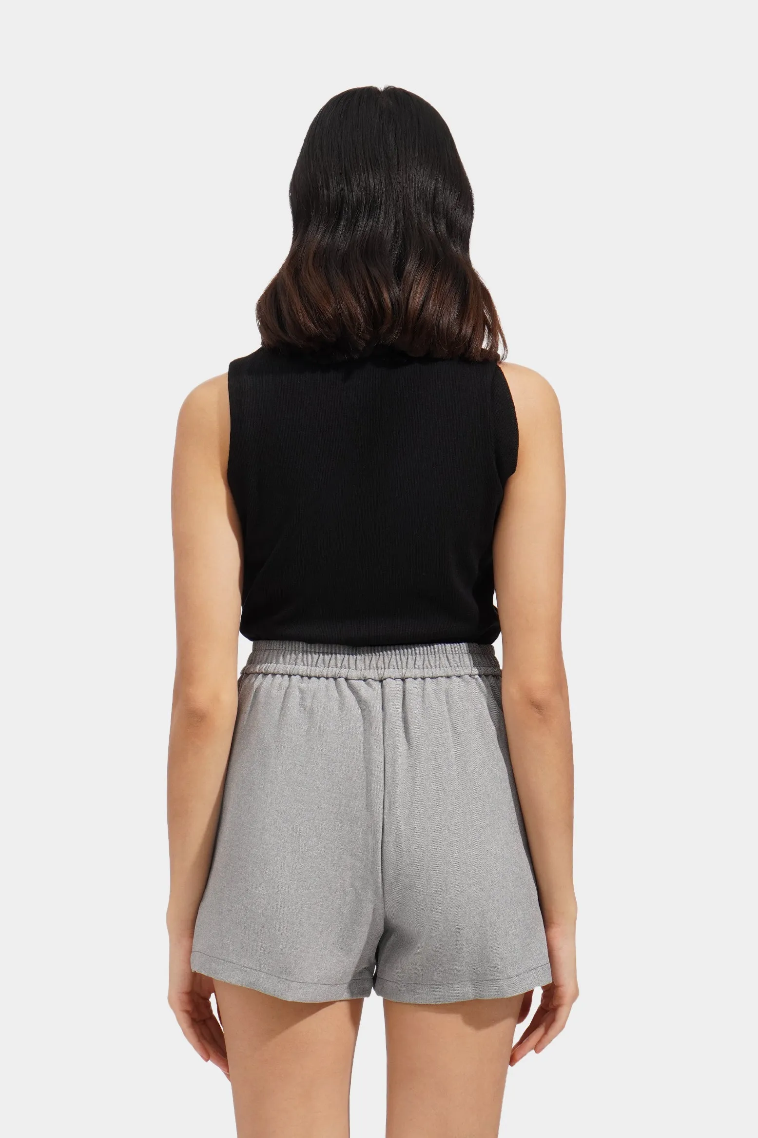 V-Neck Ribbed Tee