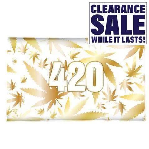 V-Syndicate Medium Glass Rolling Tray - Various Designs - (1 Count)