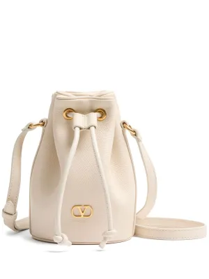 Vlogo signature mini leather bucket bag
