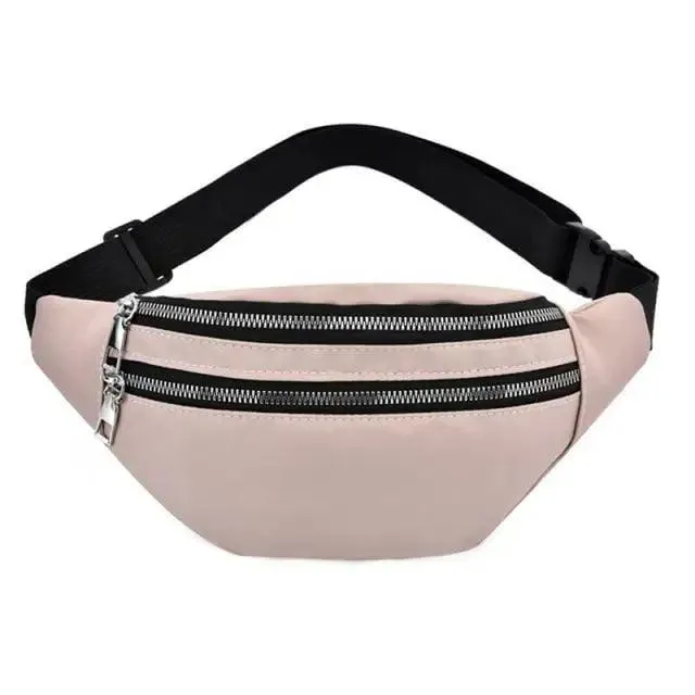 Waterproof Travel Unisex Fanny Pack Simple Design Waist Bags Fashion Bum Bag Trendy  Cross Body Chest Bags