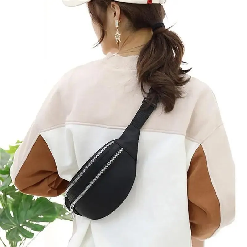 Waterproof Travel Unisex Fanny Pack Simple Design Waist Bags Fashion Bum Bag Trendy  Cross Body Chest Bags