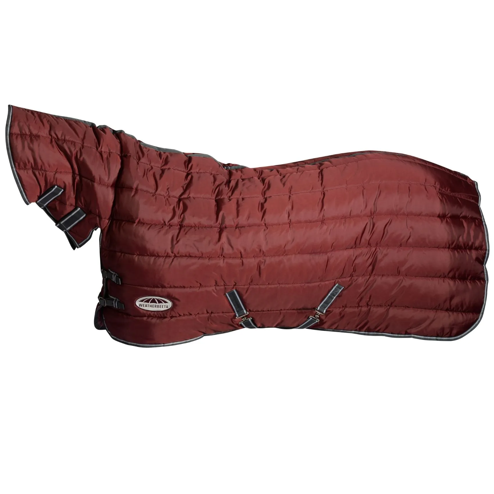 Weatherbeeta ComFiTec 210D Channel Quilt Combo Heavy Maroon/Grey/White