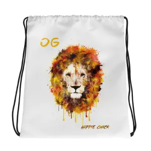 White Drawstring Bag