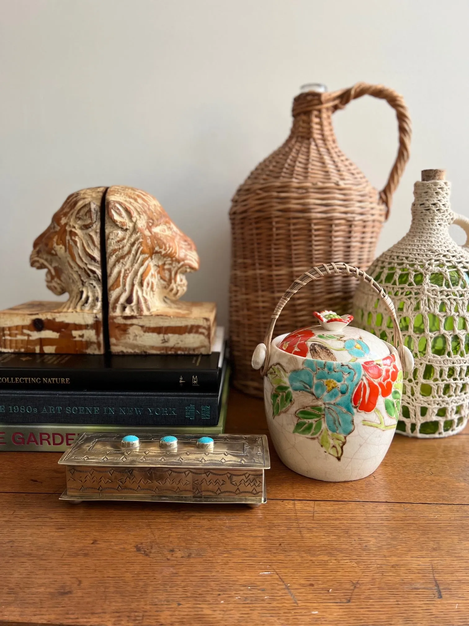 Wicker Demijohn with Handle