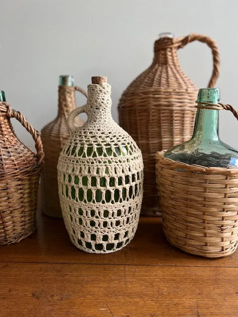 Wicker Demijohn with Handle