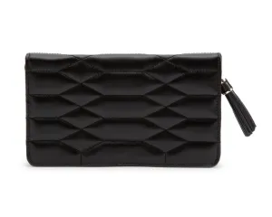 Wolf Caroline Jewelry Portfolio Travel Case - Black