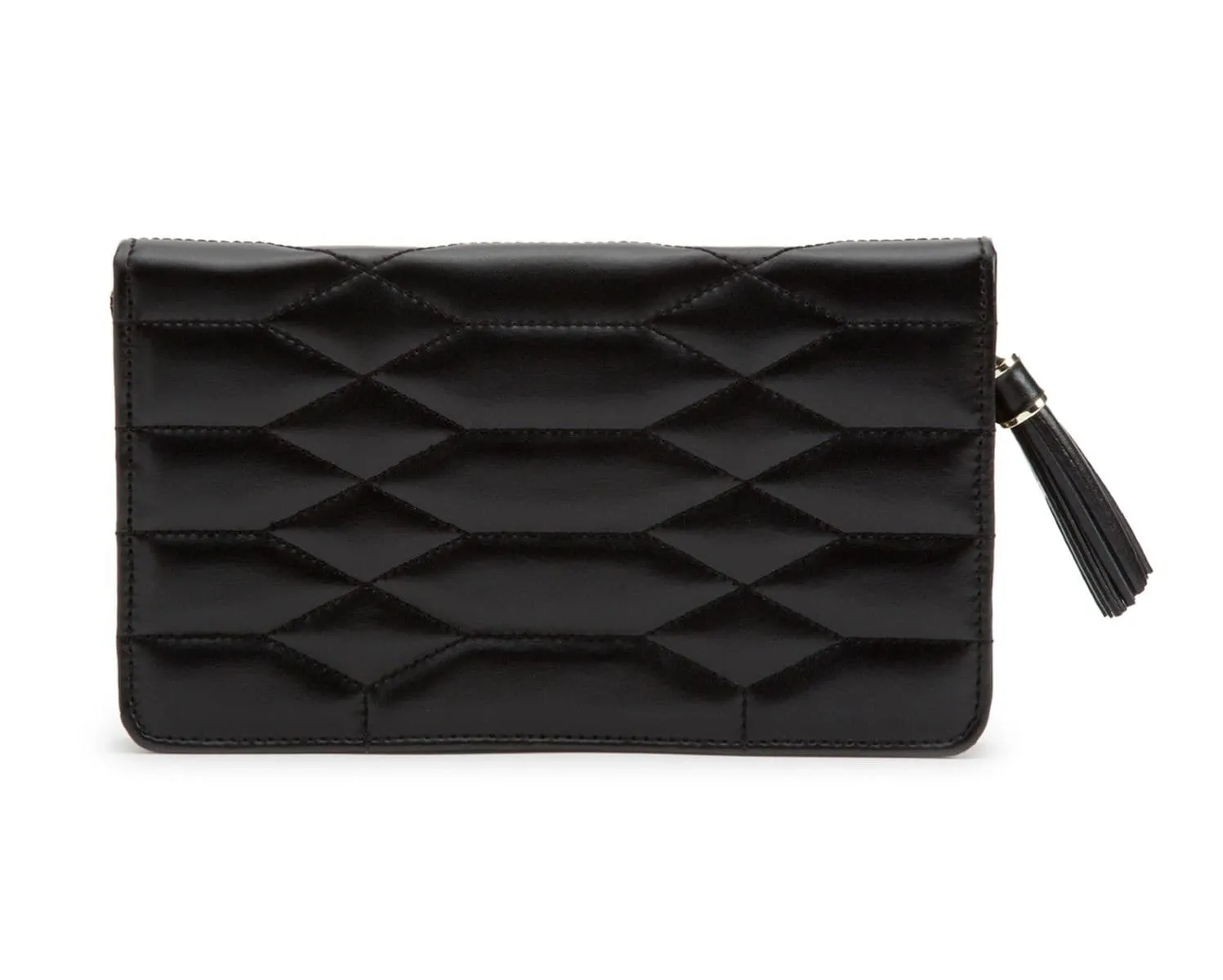 Wolf Caroline Jewelry Portfolio Travel Case - Black