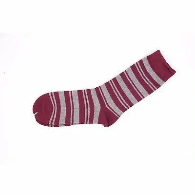 Womens Design Double Striped Pattern Women Size 2-8 Cotton Crew Socks