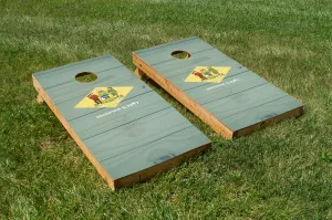 Wood Grain Delaware State Flag