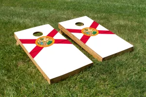 Wood Grain Florida State Flag