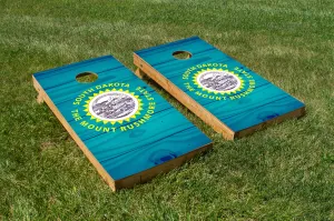 Wood Grain South Dakota State Flag