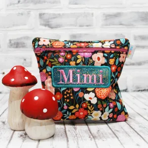 Woodland Flowers Personalized Reusable Food Bag