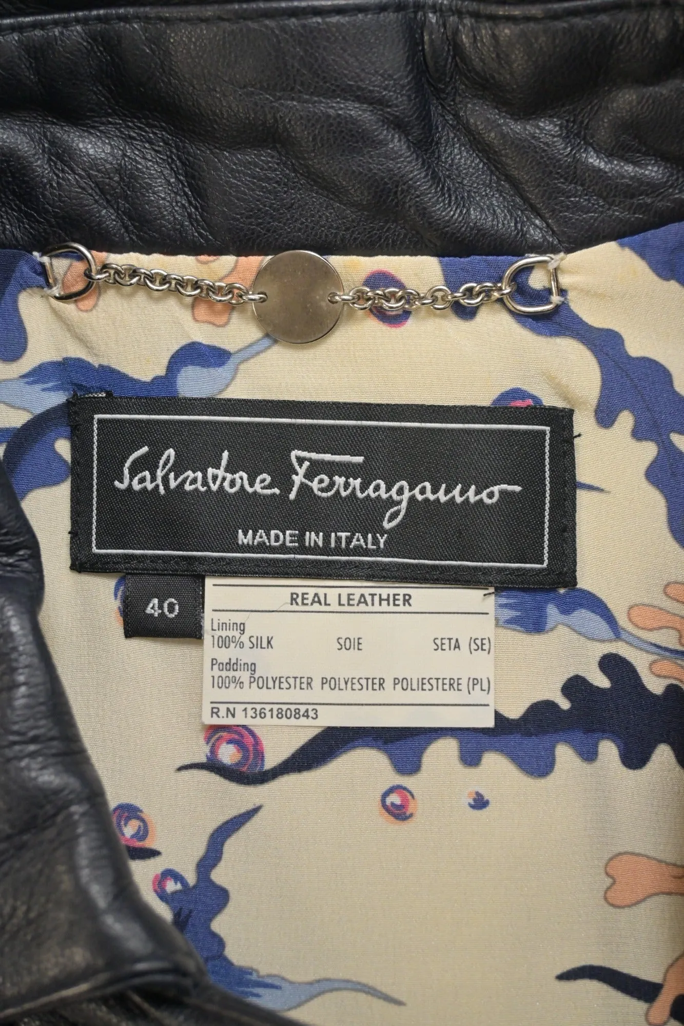 [WW36404] Salvatore Ferragamo | Leather Jacket