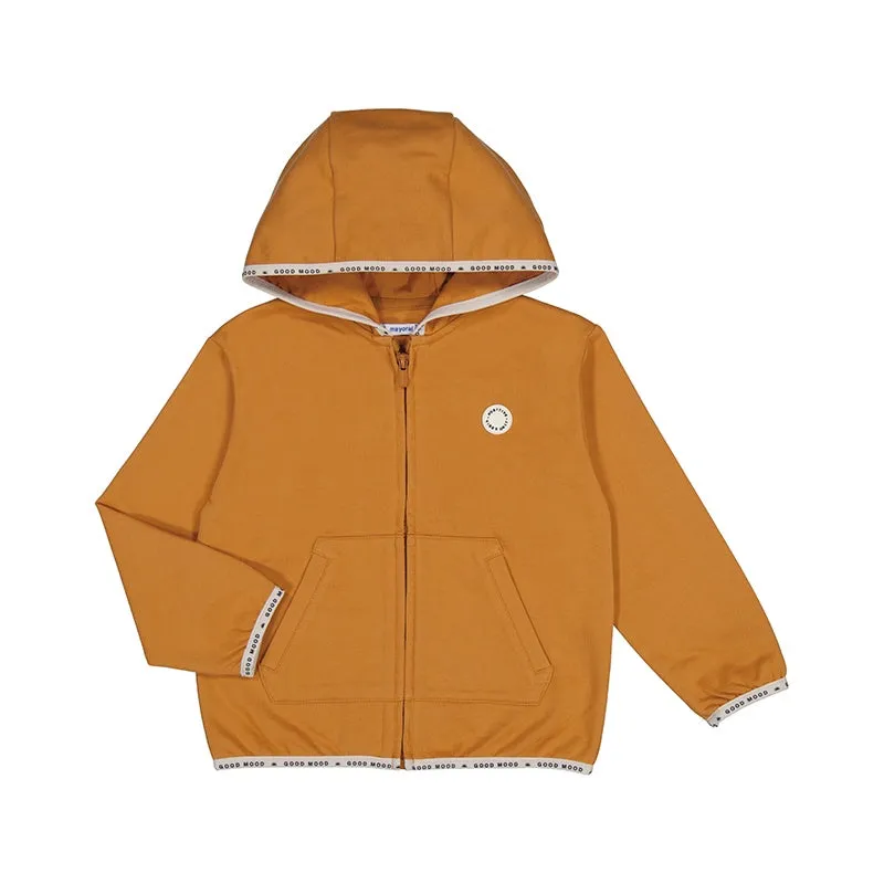 Zippered Hoodie-Paprika 3.490