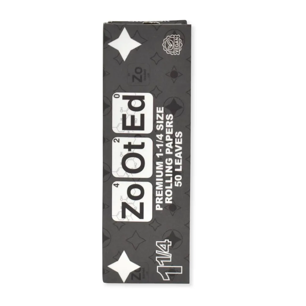 Zooted Brandz 1-1/4 Natural Rolling Paper - (24 Count Per Display)